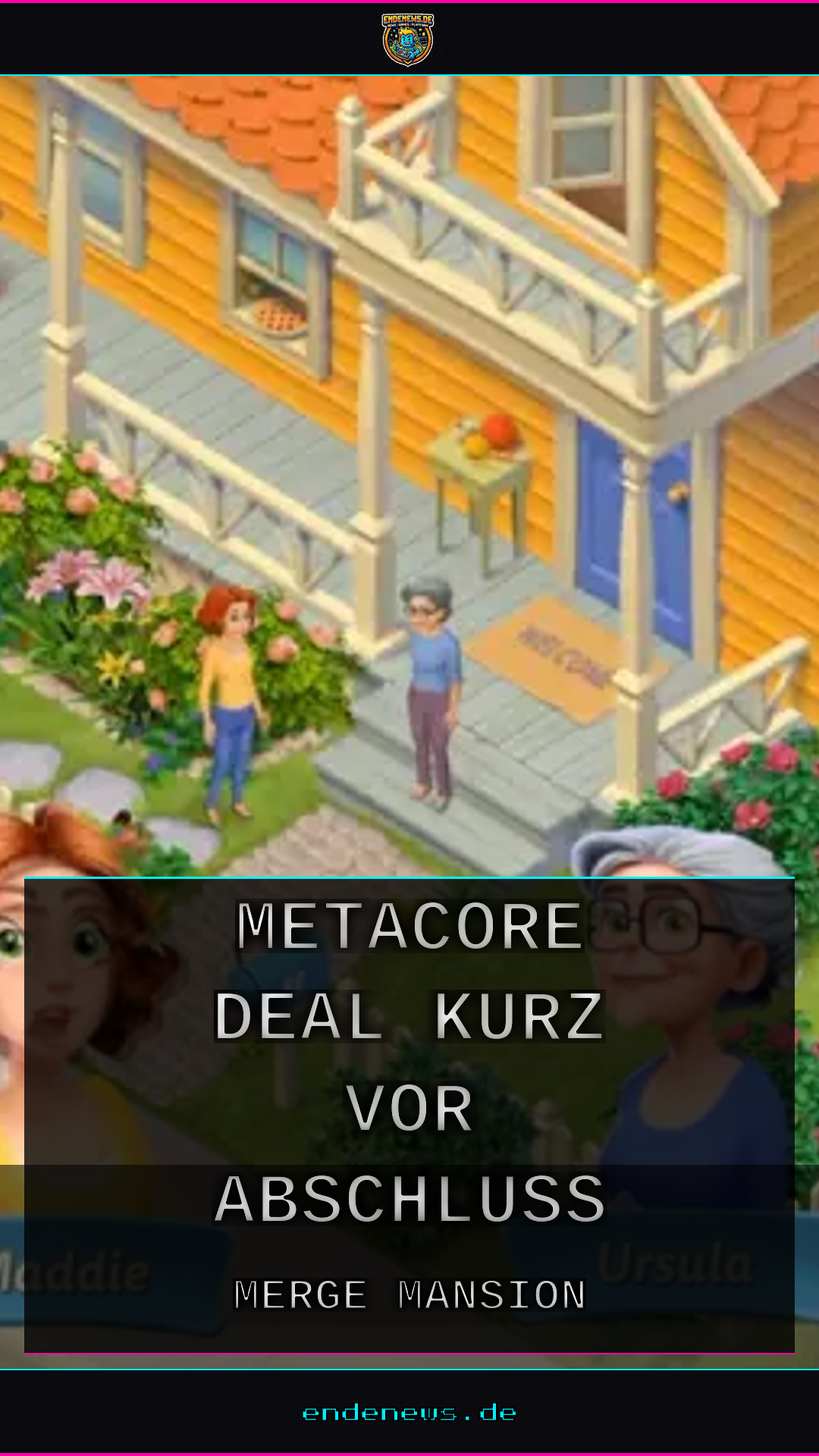 Supercell übernimmt Merge Mansion: Metacore-Deal kurz vor Abschluss