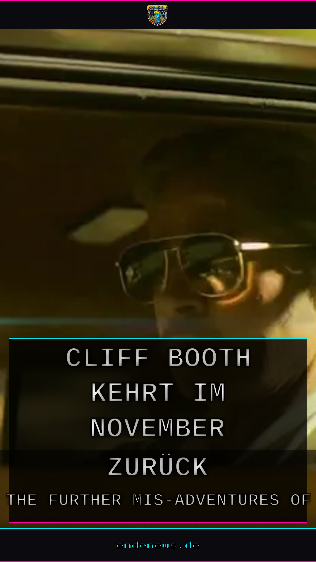 Tarantinos erstes Sequel: Cliff Booth kehrt im November zurück