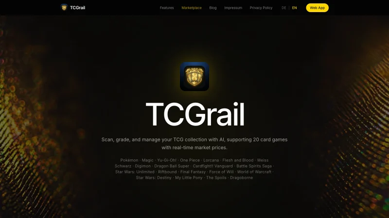 TCGrail: Deine Trading-Card-Sammlung neu gedacht