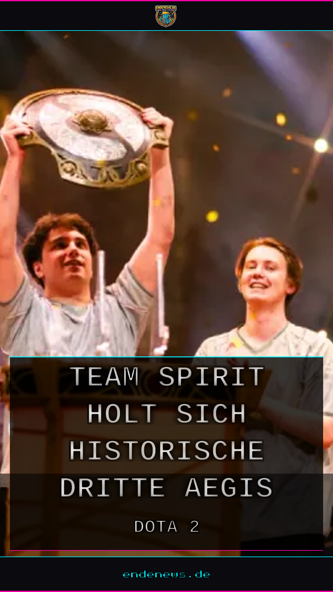 Team Spirit holt sich historische dritte Aegis bei TI 2026