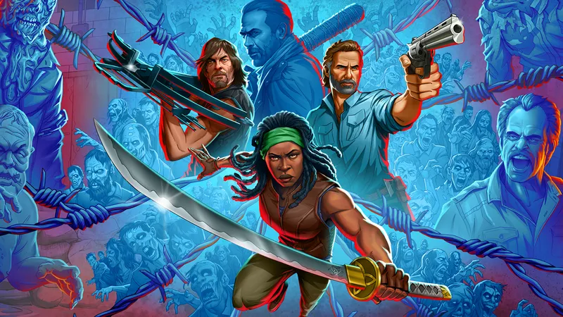 The Walking Dead: Streets of Survival, Pixel-Prügler mit Rick, Daryl und Michonne angekündigt