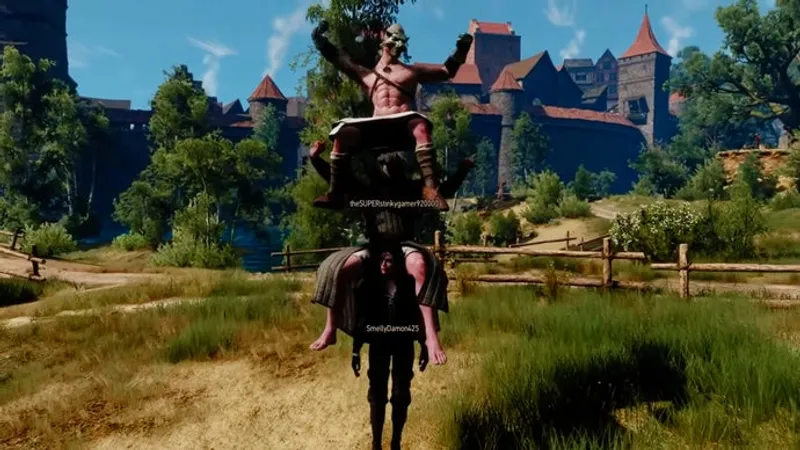 The Witcher 3 Multiplayer-Mod: Warum laufen, wenn man auf Freunden reiten kann?