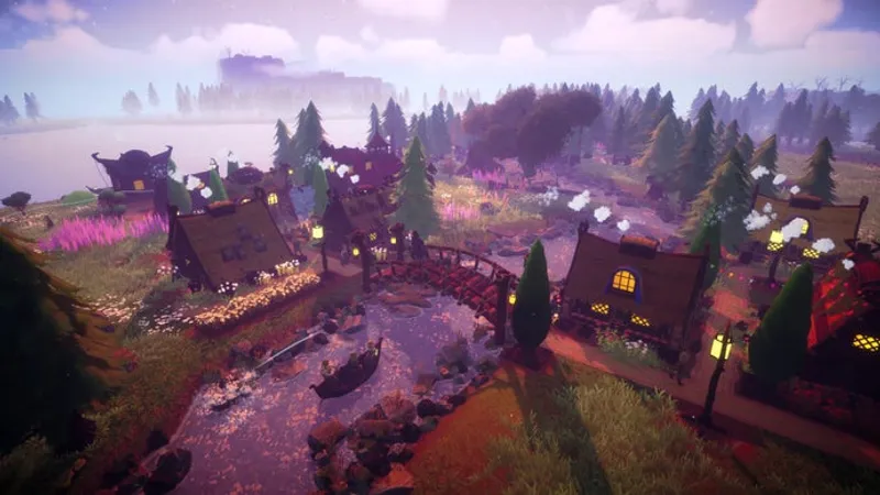 Thveit: Nordischer Citybuilder mit Folklore-Wesen und Jahreszeiten, die das Dorfleben bestimmen