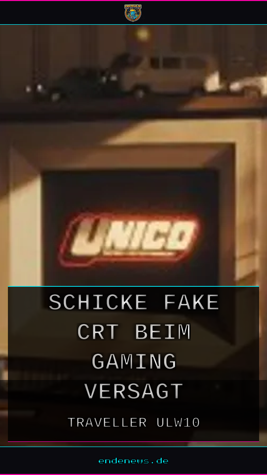 Traveller ULW10 im Test: Schicke Fake-CRT, die beim Gaming versagt