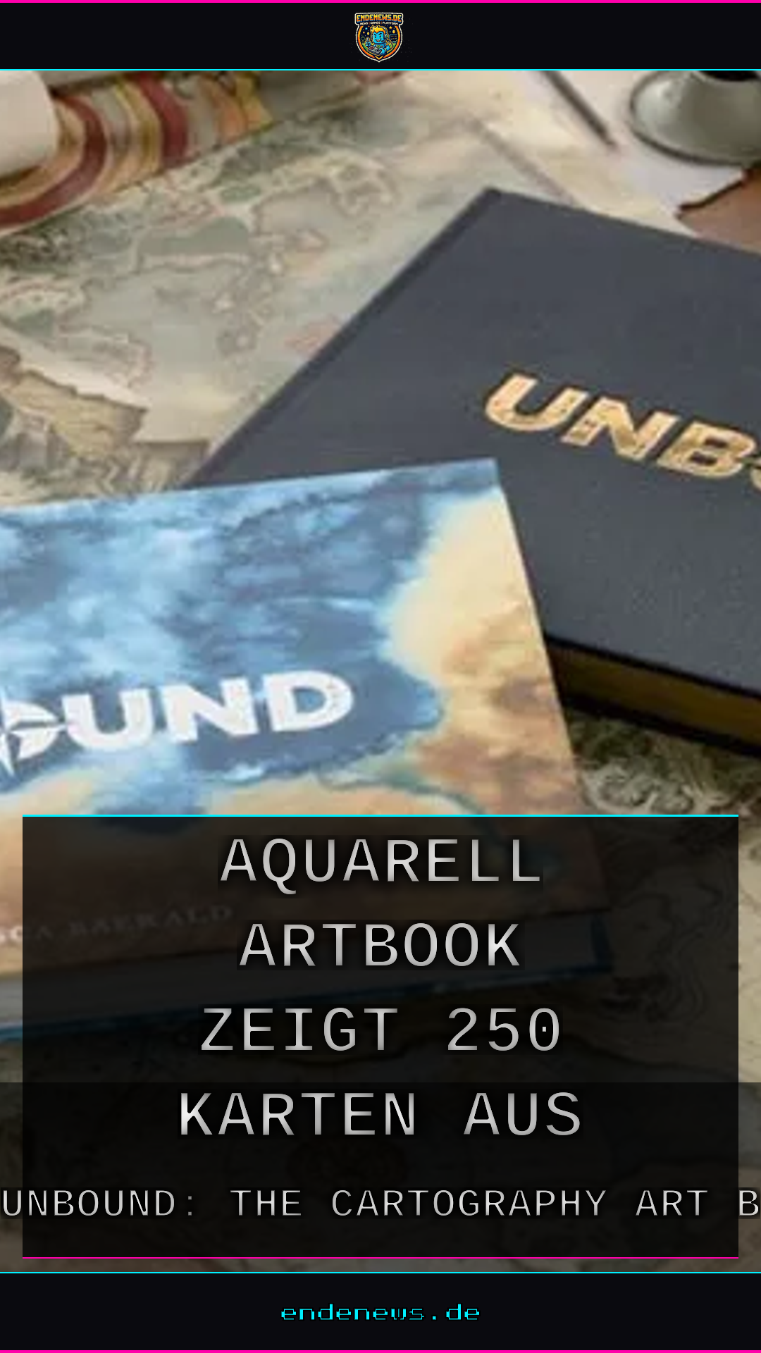 Unbound: Aquarell-Artbook zeigt 250 Karten aus Spielen