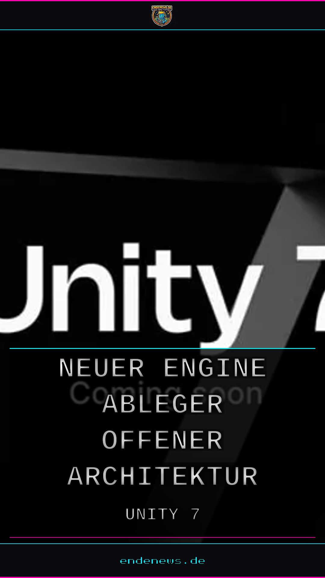 Unity 7 angekündigt: Neuer Engine-Ableger mit offener Architektur und vorsichtigem KI-Kurs