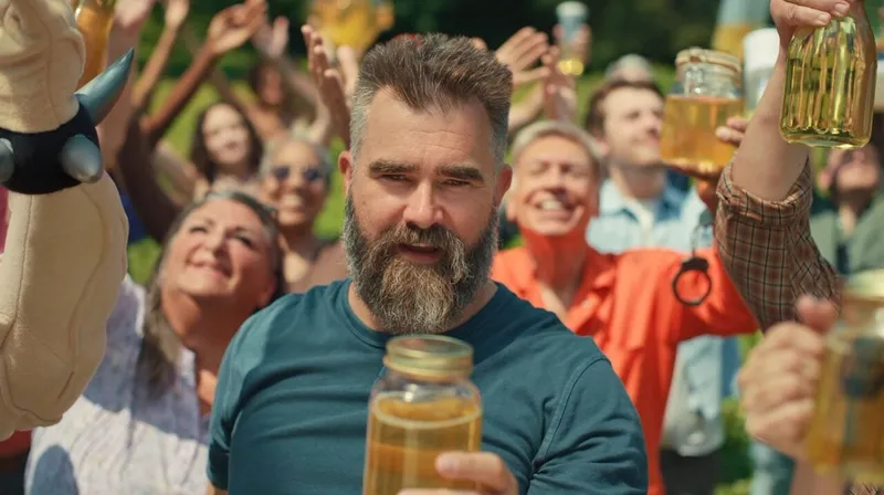 Urin gegen KI: Jason Kelce ruft zu kuriosem Post-Protest auf