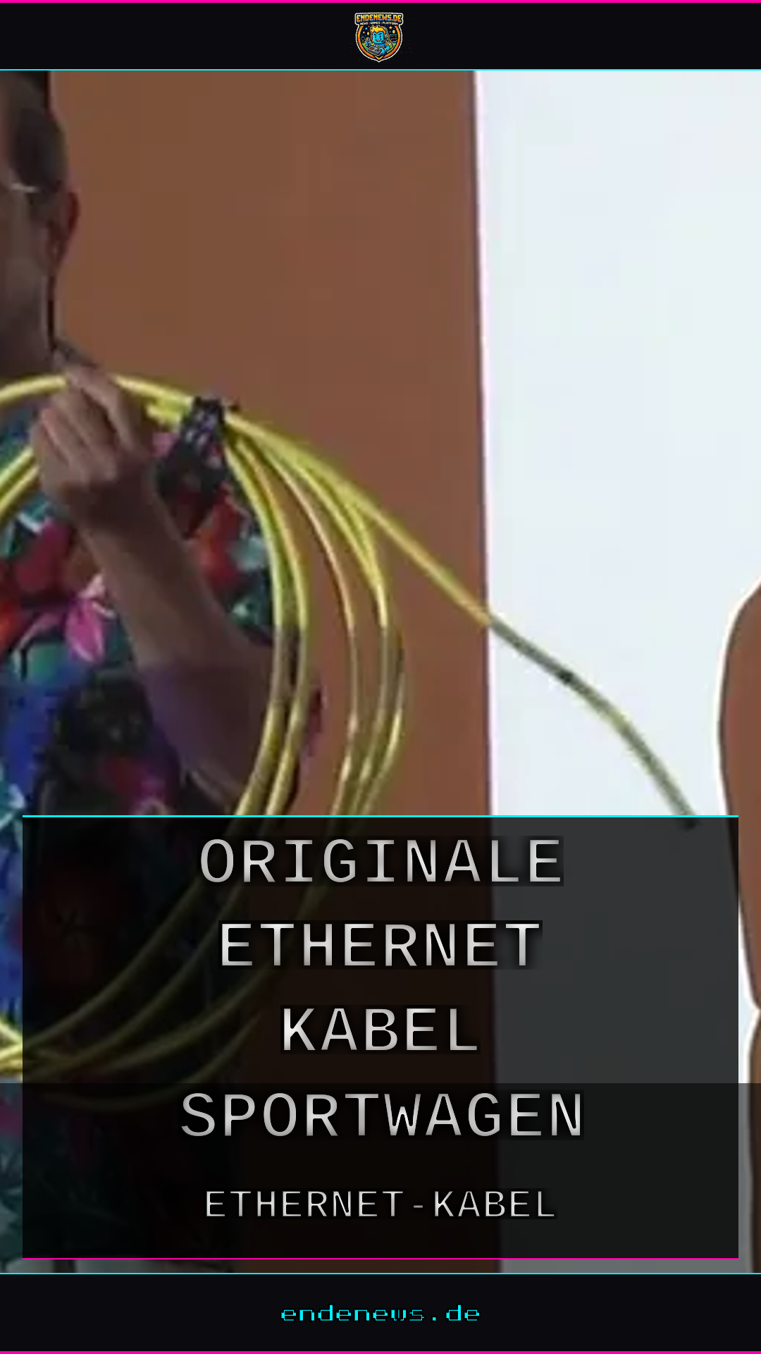 Warum das originale Ethernet-Kabel wie ein Sportwagen lackiert war