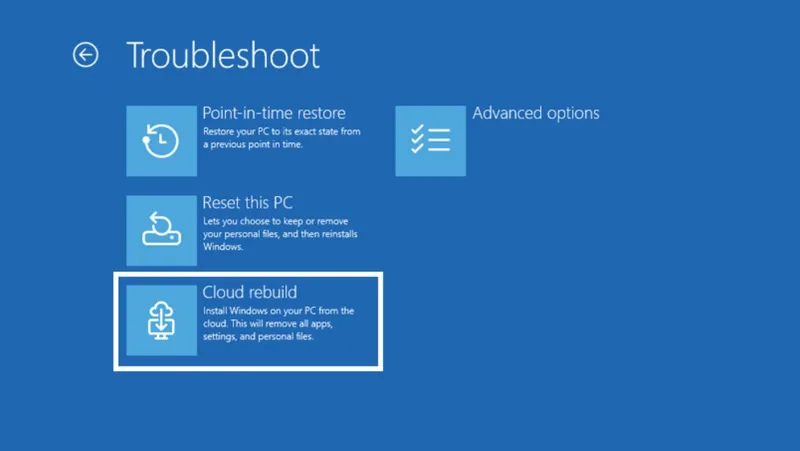 Windows 11: Cloud-Rebuild rettet kaputte Systeme ohne USB-Stick und funktioniert sogar ohne Boot