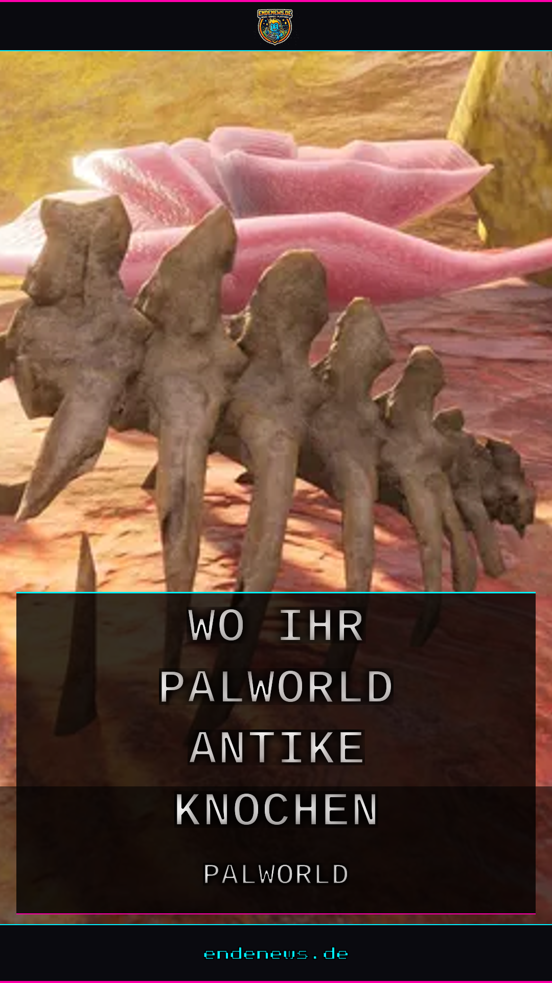 Wo ihr in Palworld antike Knochen findet