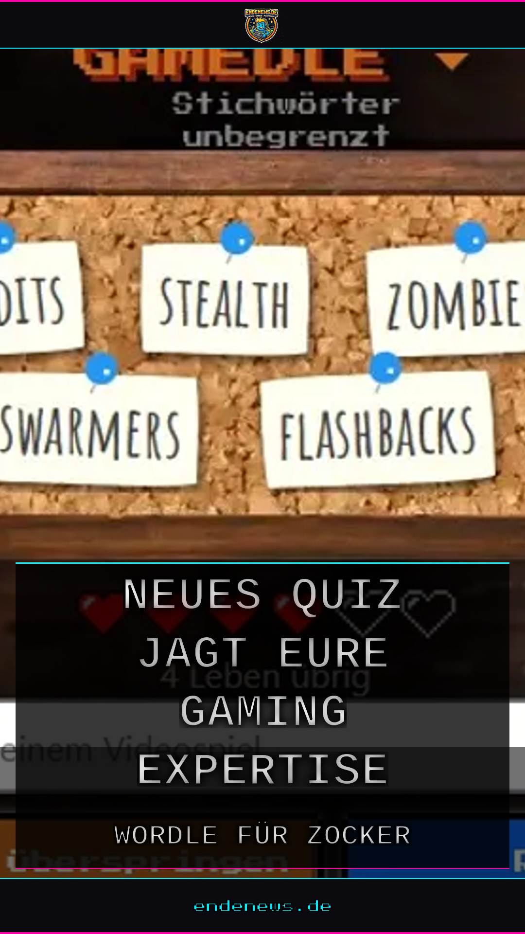 Wordle für Zocker: Neues Quiz jagt eure Gaming-Expertise durch den Parcours