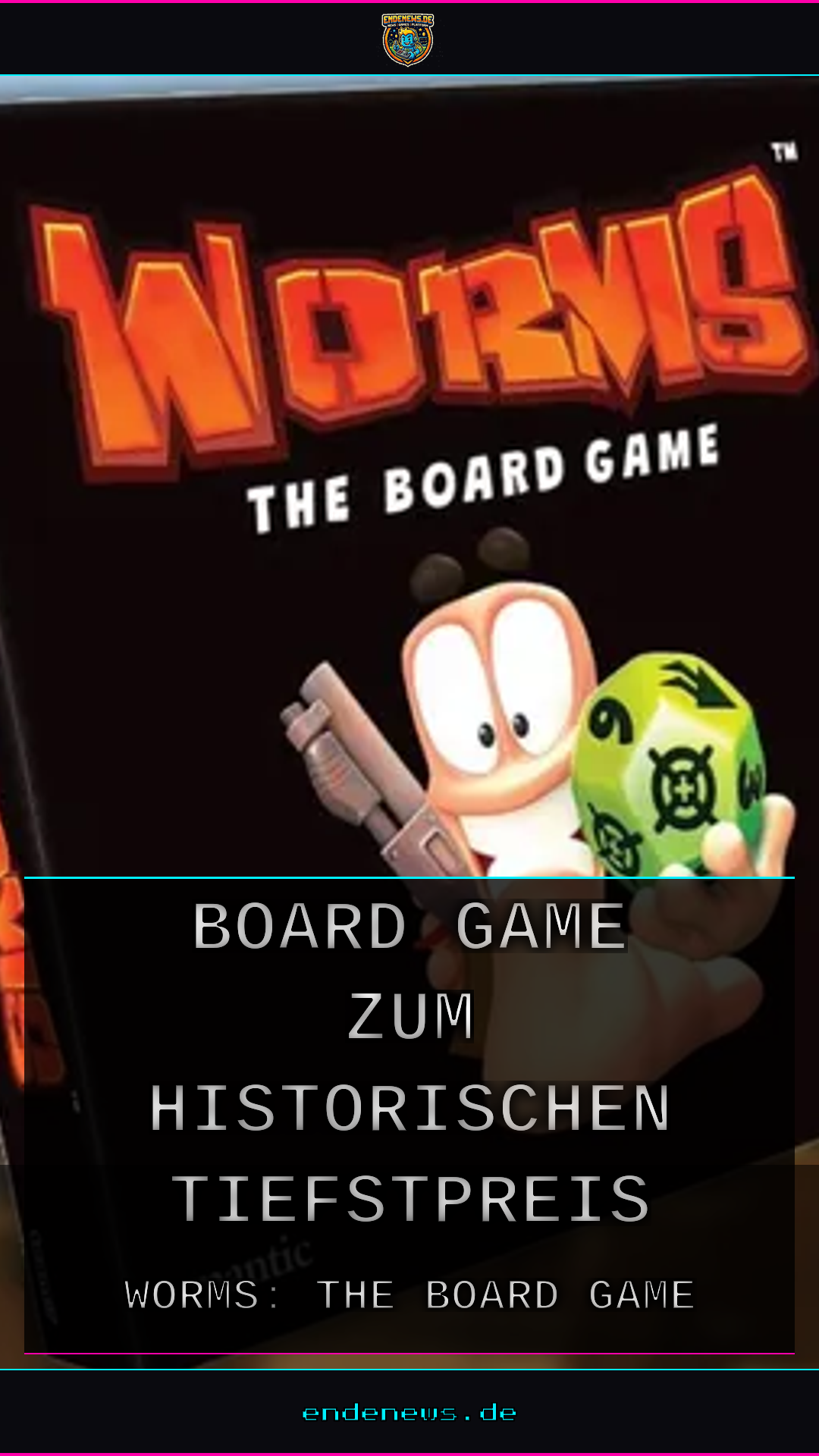 Worms: The Board Game zum historischen Tiefstpreis bei Amazon gesichert