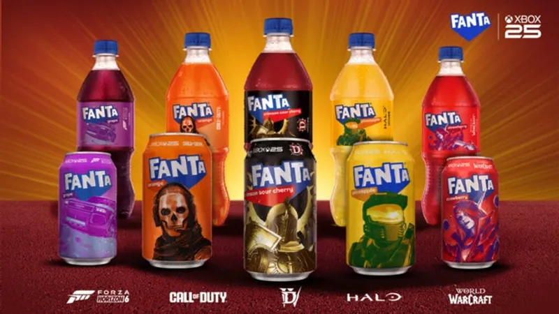 Xbox und Fanta: Limitierte Dosen feiern 25 Jahre Gaming-Geschichte!