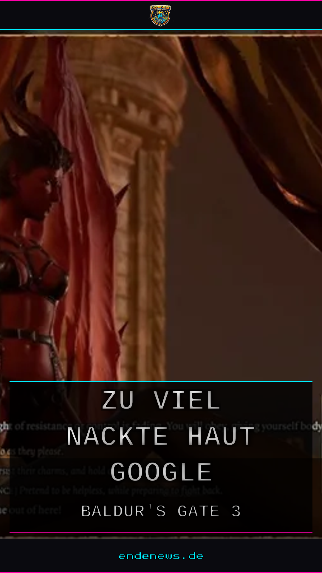 YouTube stoppt offiziellen Baldur's Gate 3-Stream: Zu viel nackte Haut für Google
